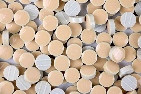 画像4: キュートな10ミリ丸タイル　バラ  3C (4)