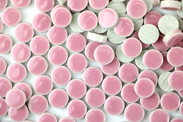 画像4: キュートな10ミリ丸タイル　バラ  26B (4)