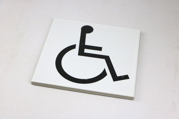 画像2: 車椅子マークG（色かすれ有） (2)