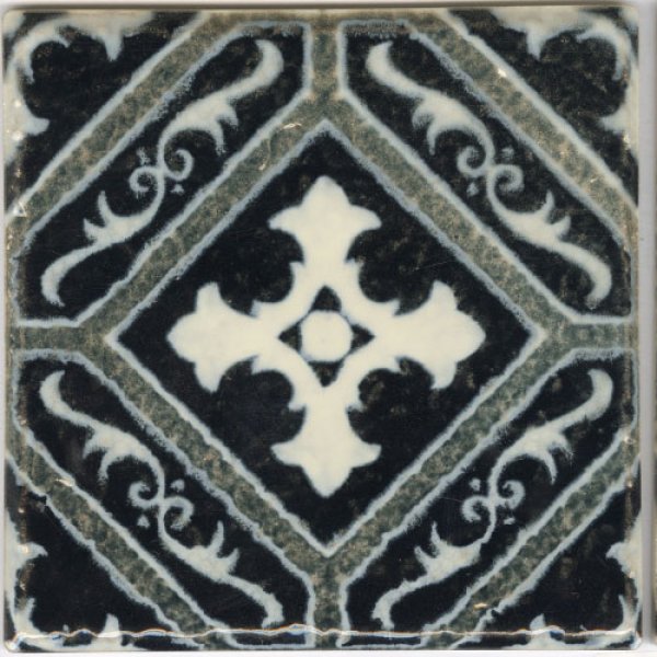 画像1: 150角マジョリカタイル　NWIT-605 (1)